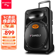 山水（SANSUI）A15-66 15吋廣場(chǎng)舞音響 大功率戶(hù)外音響移動(dòng)便攜式藍牙拉桿音響 卡拉ok一體機吉他舞臺演出K歌音箱 基礎版（拉桿音箱+無(wú)話(huà)筒）