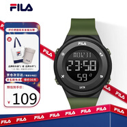 斐樂(lè )（FILA）手表夜光電子表運動(dòng)潮流防水學(xué)生表初高中大學(xué)生考試表 6557-002F