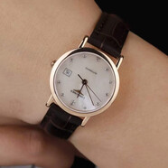 【二手99新】浪琴女表博雅系列 時(shí)尚經(jīng)典款商務(wù)休閑 鑲鉆 自動(dòng)機械二手奢侈品瑞士名表腕表 27表盤(pán) 貝母鉆刻皮帶 L4.378.8.87.4