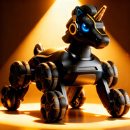 索迪Ai智能遙控汽車(chē)機器狗馬年吉祥物兒童玩具男孩3-6歲生日新年禮物