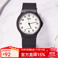 卡西歐手表 學(xué)生運(yùn)動簡約石英小黑表 休閑指針防水初高中生手表七夕禮物 MQ-24-7B