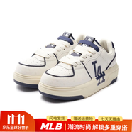 MLB男女情侶休閑時(shí)尚厚底增高通勤百搭增高NY學(xué)長(cháng)鞋潮流鞋休閑鞋 紐約洋基隊/藍LA標 43