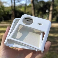 榮耀（HONOR）【品質(zhì)原裝】折疊翻蓋屏液態(tài)硅膠適用華為MateX6/X5手機殼Nova Fl 【白色_折疊_液態(tài)硅膠】 vivo_X_Fold3