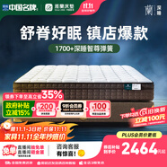 雅蘭政府補貼天然乳膠床墊品牌前十名獨立彈簧床墊1.8x2米 深睡智享 深睡智尊版【25cm】靈敏釋壓支撐 1.8米x2米