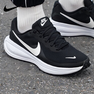 耐克（NIKE）跑步鞋男鞋 2025新款秋冬運動(dòng)鞋輕便低幫休閑鞋緩震慢跑鞋 革命8/經(jīng)典黑白/泡棉緩震 新款主推 44