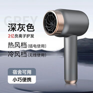 POREE飛科德國品質(zhì)無(wú)線(xiàn)充電吹風(fēng)機家用學(xué)生宿舍理發(fā)店負離子護發(fā) 【負離子長(cháng)續航款灰】充_插兩用+無(wú)線(xiàn)便攜+強風(fēng)速干
