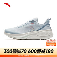 安踏（ANTA）運動鞋女冬季輕質(zhì)透氣軟底慢跑步鞋休閑緩震跑鞋122435521U 淺霧灰/遼愈灰-5 37.5