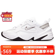 耐克NIKE休閑鞋女復古白老爹鞋M2K TEKNO運動(dòng)鞋BQ3378-100白38