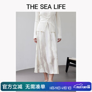 THE SEA LIFE半身裙歐海一生 高腰a字半身裙女2025秋收腰顯瘦半裙16629-1 茶色 S