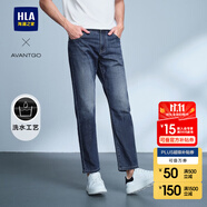 HLA海瀾之家牛仔褲男三國(guó)演義大碼直筒褲五袋款褲子男 牛仔藍(lán)56 L 175/84A(L)推薦66-71kg