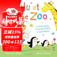 英文原版 Lulu at the Zoo 翻翻書 我愛露露系列 動(dòng)物園之旅 Lulus 邊玩邊學(xué) 幼兒認(rèn)知啟蒙故事圖畫書 綠山墻