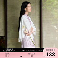 三彩【落櫻浮影】2025秋款新中式連衣裙提花A字裙長(cháng)裙C 丁香紫 M 160/84A