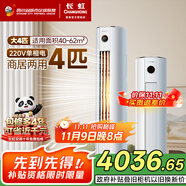 長(zhǎng)虹（CHANGHONG）空調(diào)4匹熊貓懶新能效省電家電國(guó)家補(bǔ)貼220V家用電變頻立式空調(diào)柜機(jī)KFR-100LW/ZDTTW3+R2以舊換新