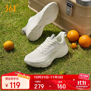 361°運動鞋女秋季網(wǎng)面透氣輕便休閑跳繩厚底跑步鞋子女682412245-1