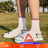 匹克態(tài)極拖鞋男鞋夏季外穿運動(dòng)拖鞋籃球防滑涼拖女款戶(hù)外沙灘鞋涉水鞋 【男款】撞色-大白/玫紅 42