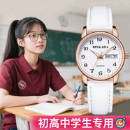BINKADA考試專(zhuān)用女學(xué)生手表初高中生手表女12-16-18歲靜音機械指針公務(wù)員