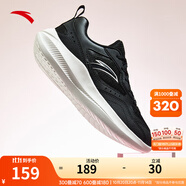 安踏（ANTA）飛夢(mèng)女鞋跑步鞋2025輕質(zhì)緩震跑鞋網(wǎng)面透氣女士 基礎(chǔ)黑/象牙白-4 36