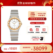 歐米茄（OMEGA）瑞士星座系列曼哈頓石英防水女腕表28mm【11.11提前購】 黃金貝母盤131.20.28.60.55.002
