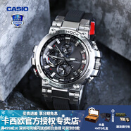 卡西歐（CASIO）【圣誕禮物】手表男G-SHOCK不死鳥(niǎo)MTG-B3000潮流高端運動(dòng)電子表 MTG-B1000-1APR經(jīng)典黑銀