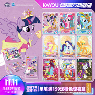 卡游小馬寶莉卡片整盒趣影包4彈小馬寶莉小卡正版黑背CR卡牌