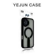 中掌柜也駿適用iphone1616pro手機殼鈦灰蜂窩蘋(píng)果16promax支架磁吸15pro [黑色] iPhone 13 Pro Max