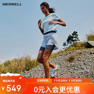 Merrell戶(hù)外越野跑鞋VAST SKY長(cháng)空男女防滑耐磨輕量跑山越野鞋MR04白黑44