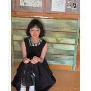 霍里德地圖拼接格子背心裙女夏季后背系蝴蝶結中長(cháng)款黑色連衣裙 黑色預售無(wú)袖款不含內搭 S S