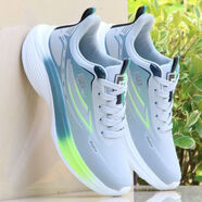 漫緒（MANXU）品牌品牌斷碼男鞋帥氣超輕便跑步鞋男百搭學(xué)生皮面防水運動(dòng)鞋休閑潮鞋 皮面2505灰色【防水升級版】 41