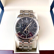 【二手99新】天梭（TISSOT）庫圖系列男士女士腕表自動(dòng)機械石英機芯瑞士奢侈腕表二手天梭男表女表 T035.617.11.051.00石英41mm