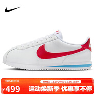 耐克NIKE女子運動(dòng)休閑鞋阿甘復古CORTEZ新年紅運動(dòng)鞋DN1791-108白37.5
