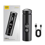 POREE飛科電動(dòng)單刀頭剃須刀充電式男士胡須刮胡刀車(chē)載迷你便攜水洗 長(cháng)款電顯鋁合金剃須刀