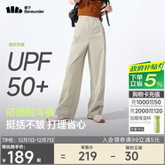 蕉下（beneunder）速干直筒褲女士運動(dòng)休閑長(cháng)褲子通勤冰絲防曬褲DS849 25春夏新款