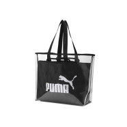 PUMA彪马官方 女子双层印花手提包托特包 SHOPPER 076116 黑色 01 OSFA/均码