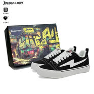 鳶樂(lè )REVENGE X ENGTM 洛杉磯閃電聯(lián)名復古板鞋潮流美式情侶百搭面包鞋 雷迪波爾黑色 【經(jīng)典閃電/聯(lián)名款】 36 雷迪波爾36 標準碼 正碼正拍