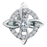 oivsy925純銀耳環(huán)女耳扣金西太后土星耳釘夾款方圈耳夾裝飾耳圈禮物 銀耳釘【s925銀+鋯石+K金】一對 +禮盒套裝+官方質(zhì)檢證書(shū)