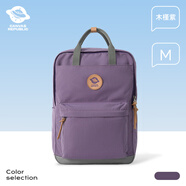 CAN COOLcanvasrepublic帆布共和國雙肩包女書(shū)包大容量電腦戶(hù)外旅行包背包 木槿紫_M