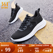 361°運動(dòng)鞋女鞋秋冬季網(wǎng)面透氣黑色通勤緩震輕便回彈健身跑步鞋女 曜石黑/煙灰【透氣網(wǎng)布】 36