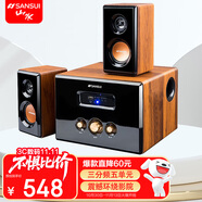 山水（SANSUI）GS-6000(62D)家用家庭電視電腦臺式機(jī)筆記本重低音炮桌面音響無線藍(lán)牙高保真客廳辦公室游戲音箱