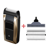 博銳（POREE）單刀頭往復式電動(dòng)刮胡刀男剃須刀充電便攜迷你刮胡子須刀 飛快629+1刀頭刀網(wǎng)