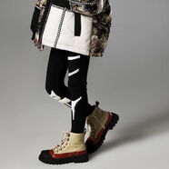 眼鏡熊（yanjingxiong）女童加絨底褲春秋2025新款兒童女孩冬季長(cháng)褲打底外穿新款緊身褲子 貓咪貼布繡打底褲（加絨） 110