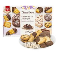 金莎比利時(shí)風(fēng)味巧克力薄餅230g 梁豐懷舊零食曲奇餅干禮盒送女友禮物