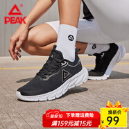 匹克運動(dòng)鞋女春夏透氣減震超薄跑步鞋網(wǎng)面休閑鞋戶(hù)外老爹鞋徒步鞋球鞋 黑色/淺白 38