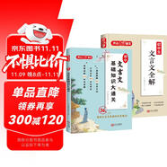 初中文言文基礎(chǔ)知識(shí)大通關(guān)+文言文全解（2冊(cè)）中學(xué)語文同步教材古文閱讀理解文學(xué)常識(shí)考點(diǎn)歸納真題訓(xùn)練