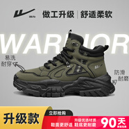回力馬丁靴高幫工裝靴短靴作戰靴2025新款冬季加絨加厚保暖棉鞋男 軍綠黑【升級款】 41