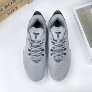 簡(jiǎn)蘭婷（JIANLANTING）科·比籃球鞋男鞋戰靴曼巴精神12白金實(shí)戰詹·姆斯球鞋學(xué)生比賽鞋 二代灰黑 44 標準碼