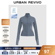 UR2025春季新款女裝時尚休閑百搭抽繩立領瑜伽上衣UWS350009