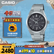 卡西歐（CASIO）手表男士EDIFICE首款機械運動(dòng)考試商務(wù)表圣誕節禮物EFK-100CD-1A