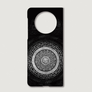 華為（HUAWEI）【原裝品質(zhì)】六字真言適用華為MateX5典藏版折疊手機殼X6輕薄保護 【黑】六子真言A2010_單后殼 華為_(kāi)Mate_X5_典藏版