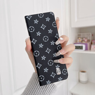 三星（SAMSUNG）蘋(píng)果【原裝品質(zhì)】三星fold3手機殼連體翻蓋手機套w22手機套折疊真 三星w22/fold3通用 櫻花紋灰色 連體翻蓋殼 三星其他型號