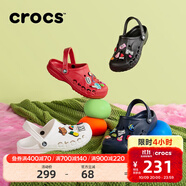 卡駱馳（CROCS）洞洞鞋貝雅男鞋女鞋輕便耐磨一腳蹬拖鞋休閑鞋|10126 深藍-410 40 (250mm)